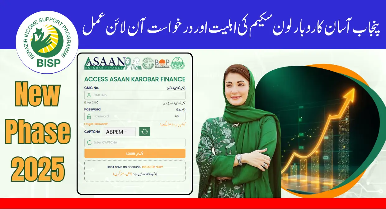 Punjab Asaan Karobar Loan Scheme 2025 Check Eligibility and Apply Online